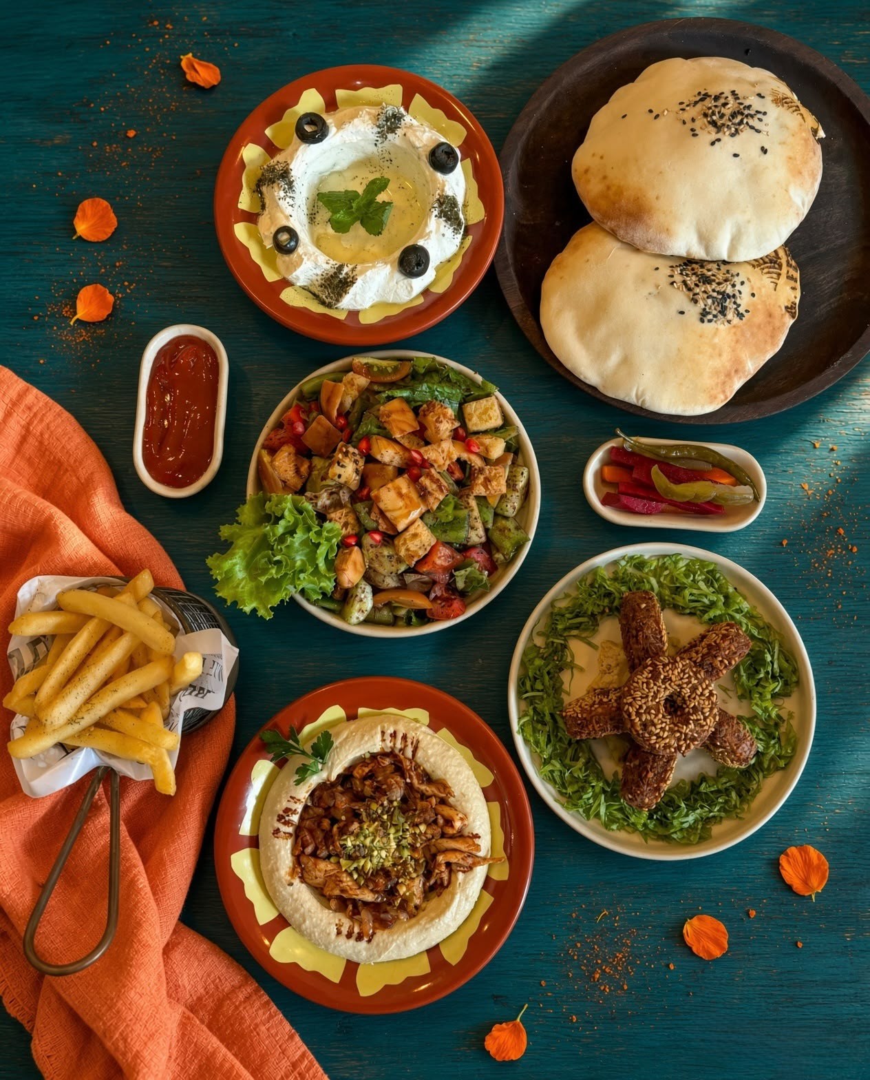 Mixed Mezze Spread